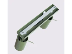 Lámpara De Techo Ring Moderno De Acero - 2 Fuentes Luminosas - L.30 X A.17 Cm - Verde Oliva