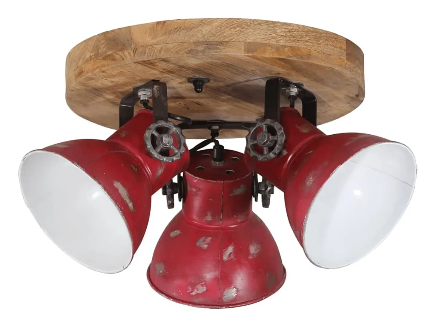 Lámpara de techo rojo desgastado 25 W E27 35x35x25 cm ES161175