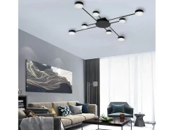 Lámpara De Techo Toolight Led App523-8C Black