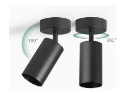 Lámpara De Techo Toolight App1244-1C Black