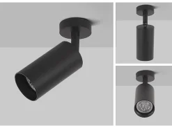 Lámpara De Techo Toolight App1244-1C Black