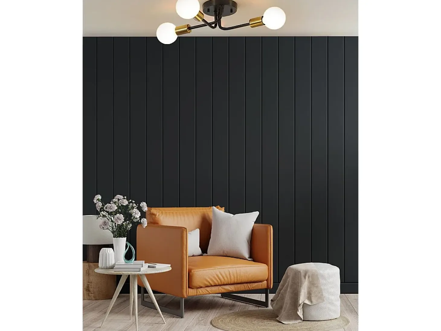 Lámpara De Techo Toolight App1117-3C Black