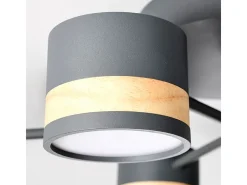 Lámpara De Techo Toolight App528-8C Grey