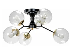Lámpara De Techo Toolight App1134-6C Black Gold