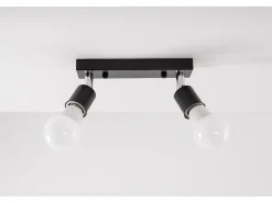 Lámpara De Techo Toolight App696-2C Black
