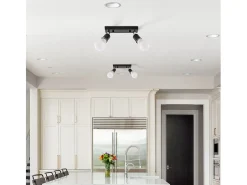 Lámpara De Techo Toolight App696-2C Black