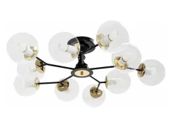 Lámpara De Techo Toolight App1136-10C Black Gold