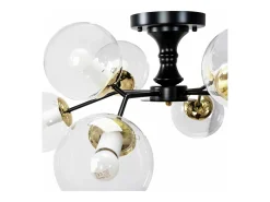 Lámpara De Techo Toolight App1135-8C Black Gold