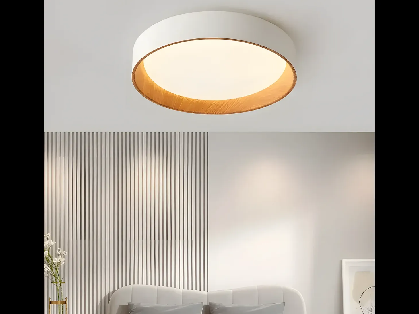 Lámpara De Techo Toolight G115-C 40Cm 40Cm Beige
