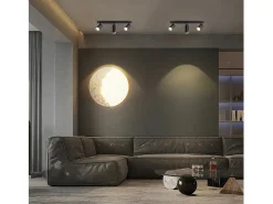 Lámpara De Techo Toolight App1243-3C Black