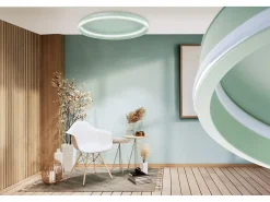 Lámpara De Techo Toolight App1463 Green