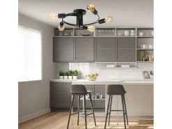 Lámpara De Techo Toolight App741-5C Black
