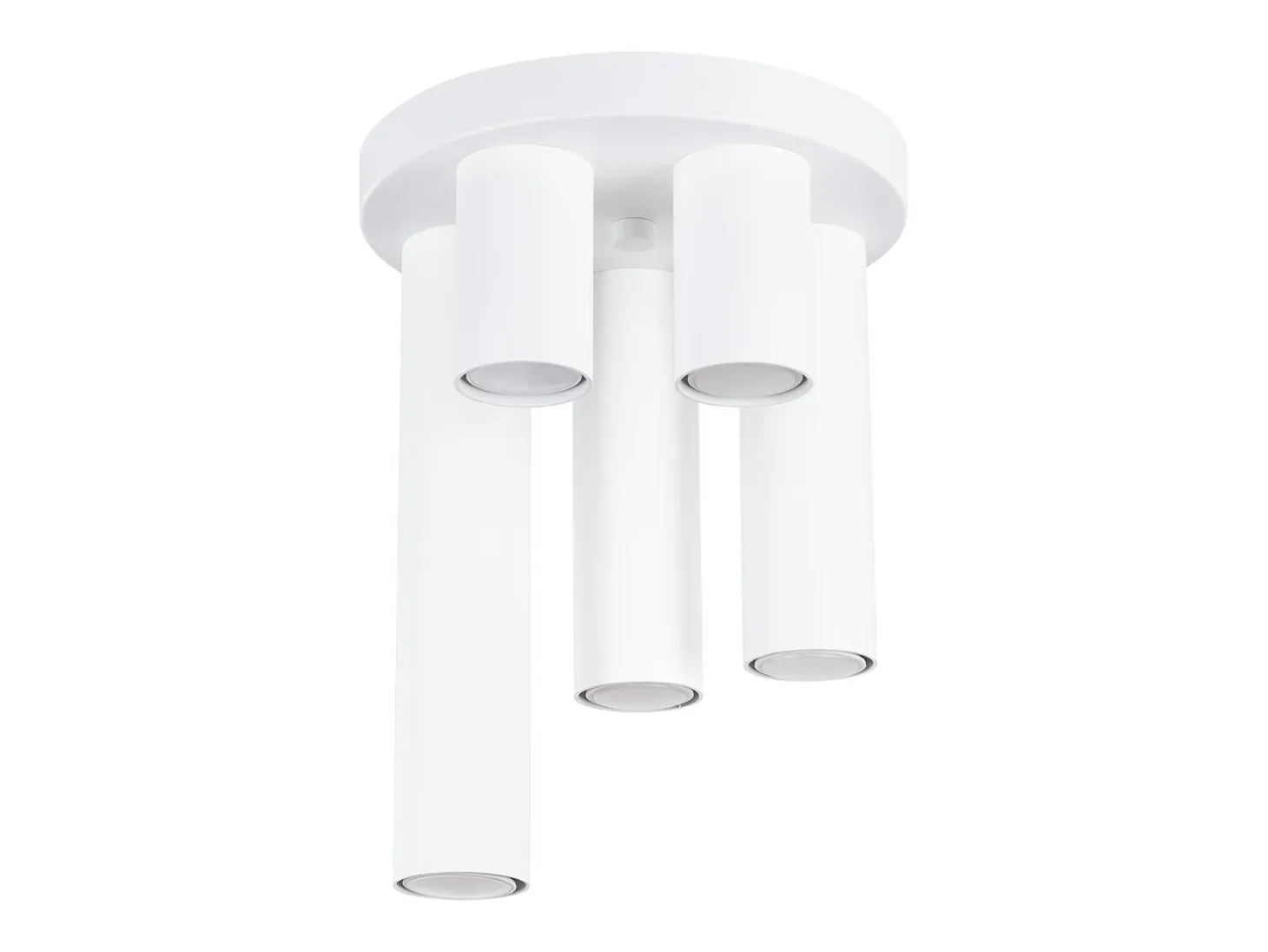 Lámpara de techo Toris moderno de acero - 5 fuentes luminosas 3000K - L.25 x A.33 cm - blanco