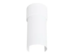 Lámpara de techo Torow minimalista de acero - 1 fuentes luminosas 4000K - L.10 x A.21 cm - blanco
