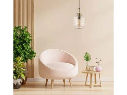Lámpara de techo Zulaia Lumit 60W altura regulable bronce Ø20 cm