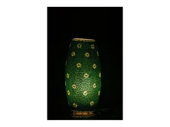 Lámpara de vidrio verde 25x25x41 cm