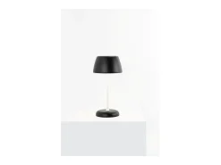 Lámpara inteligente Trilli Wi-Fi Azafrán - LED recargable, táctil, aplicación Wi-Fi, cerámica decorada en blanco y negro