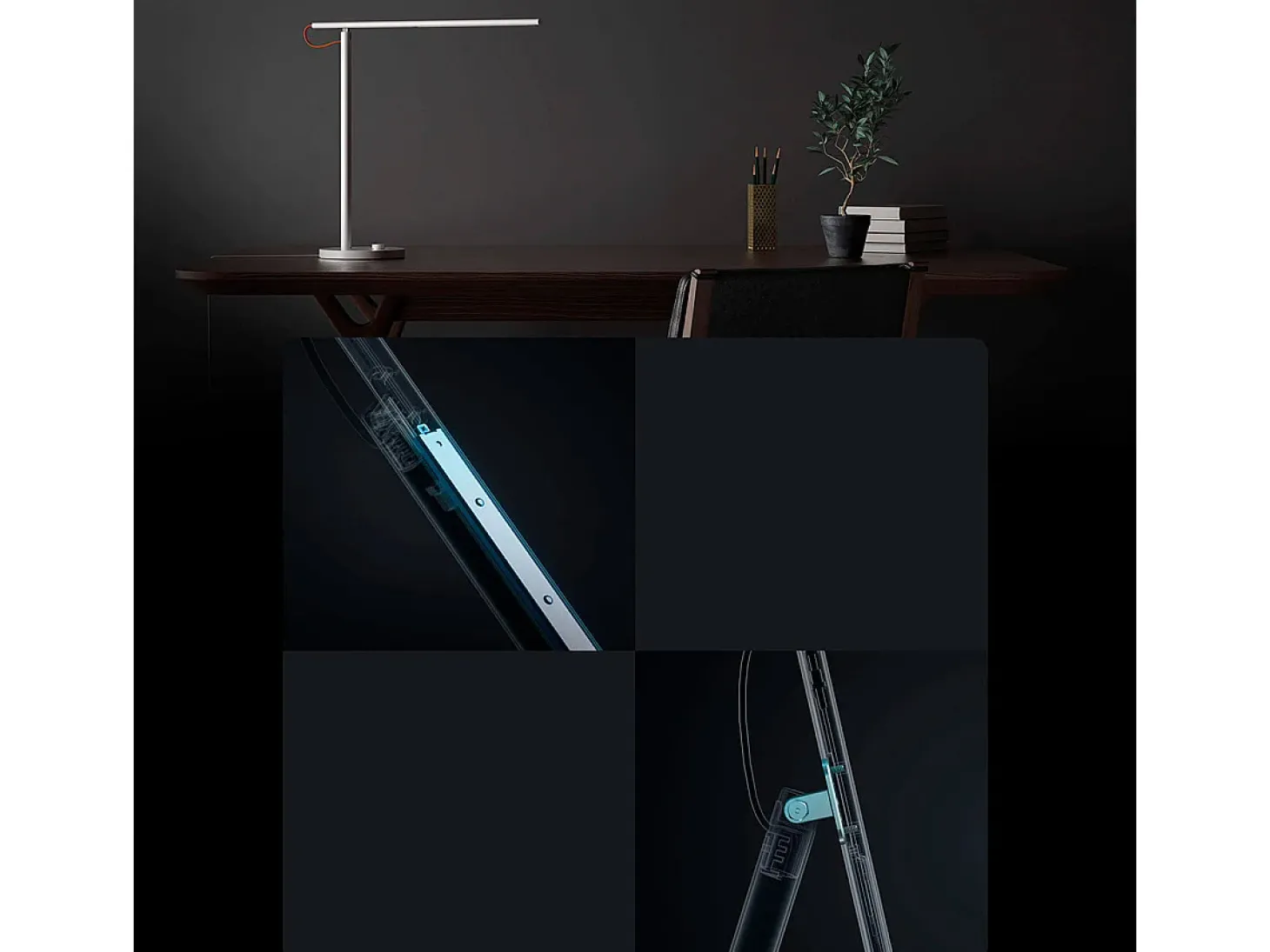 Lámpara inteligente Xiaomi Mi LED Desk Lamp 1S 6W control por voz blanco
