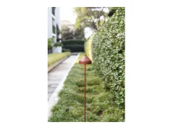 Lámpara LED AMELIE Azafrán con pincho Terracota recargable y regulable