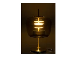 Lámpara LED de vidrio marrón 35*35*58 cm