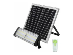 Lámpara Led jardín y exterior panel solar 5000 lumens Flood