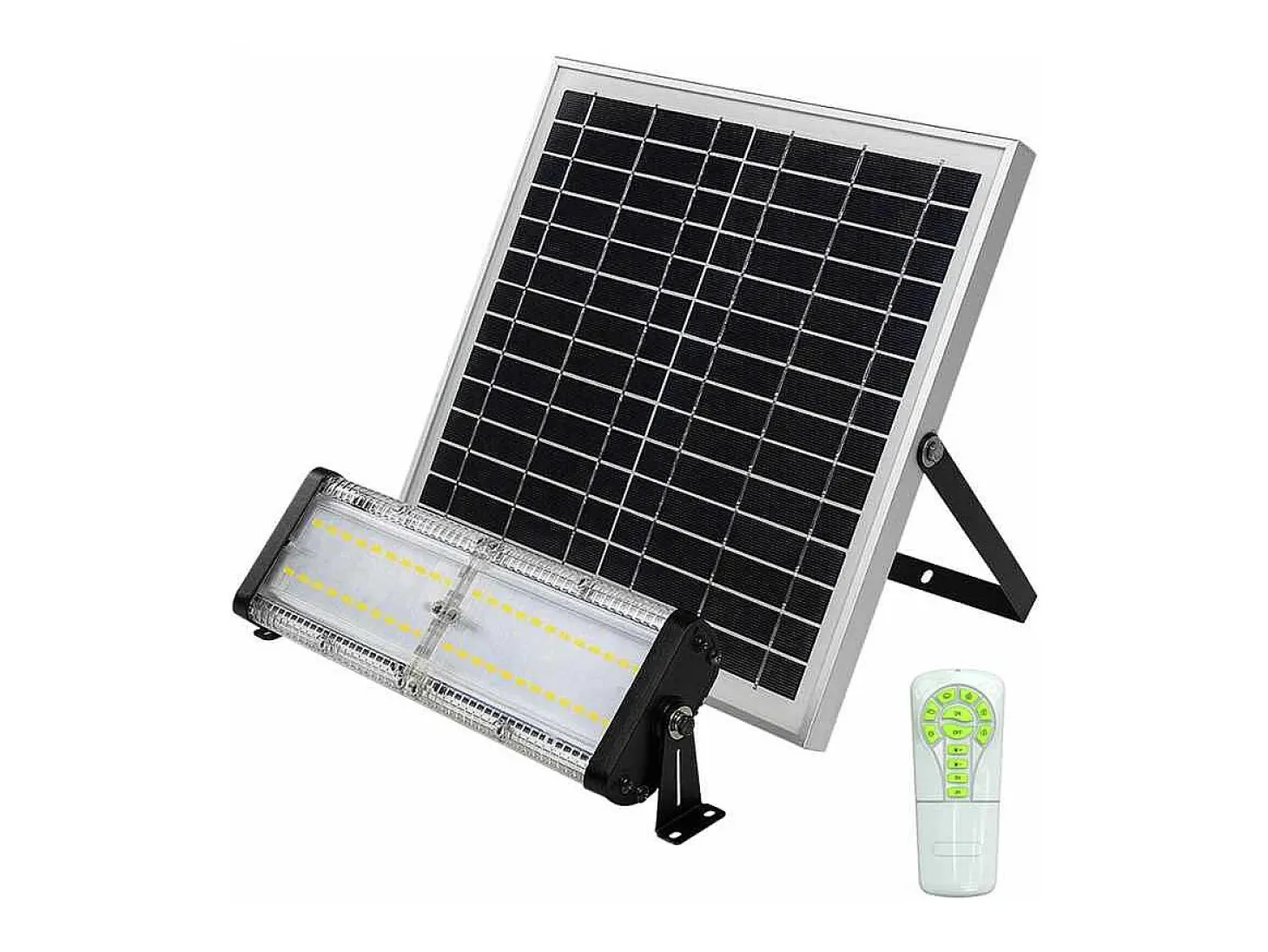 Lámpara Led jardín y exterior panel solar 5000 lumens Flood