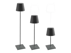 Lámpara LED Poldina Pro XXL Gris Oscuro Recargable y Regulable 150cm con Batería Hasta 12 Horas