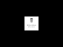Lámpara LED Poldina STOPPER de Zafferano, recargable y portátil, color negro, con batería hasta 12 horas