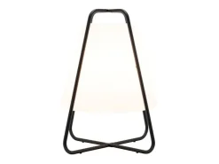Lámpara LED recargable Teepee Zafferano - Táctil, para interior y exterior, IP65, diseño moderno, inalámbrica, color negro