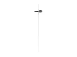 Lámpara LED suspendida Zafferano SUPER O Negra recargable y regulable - 1 Módulo de Luz