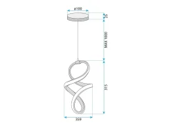 Lámpara Led Toolight G074-1Cp Gold