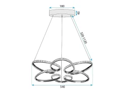 Lámpara Led Toolight G001-Cp Gold