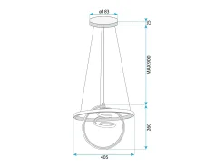 Lámpara Led Toolight G066-Cp Gold