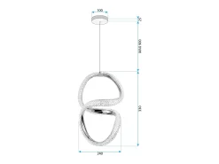Lámpara Led Toolight G069-Cp Gold