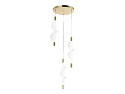Lámpara Led Toolight G009-3Cpr White Gold