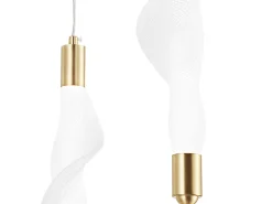 Lámpara Led Toolight G009-3Cpr White Gold