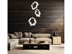 Lámpara Led Toolight G012-3Cpr White Gold