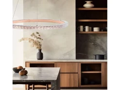 Lámpara Led Toolight Ms009-Cp Rose Gold 59Cm