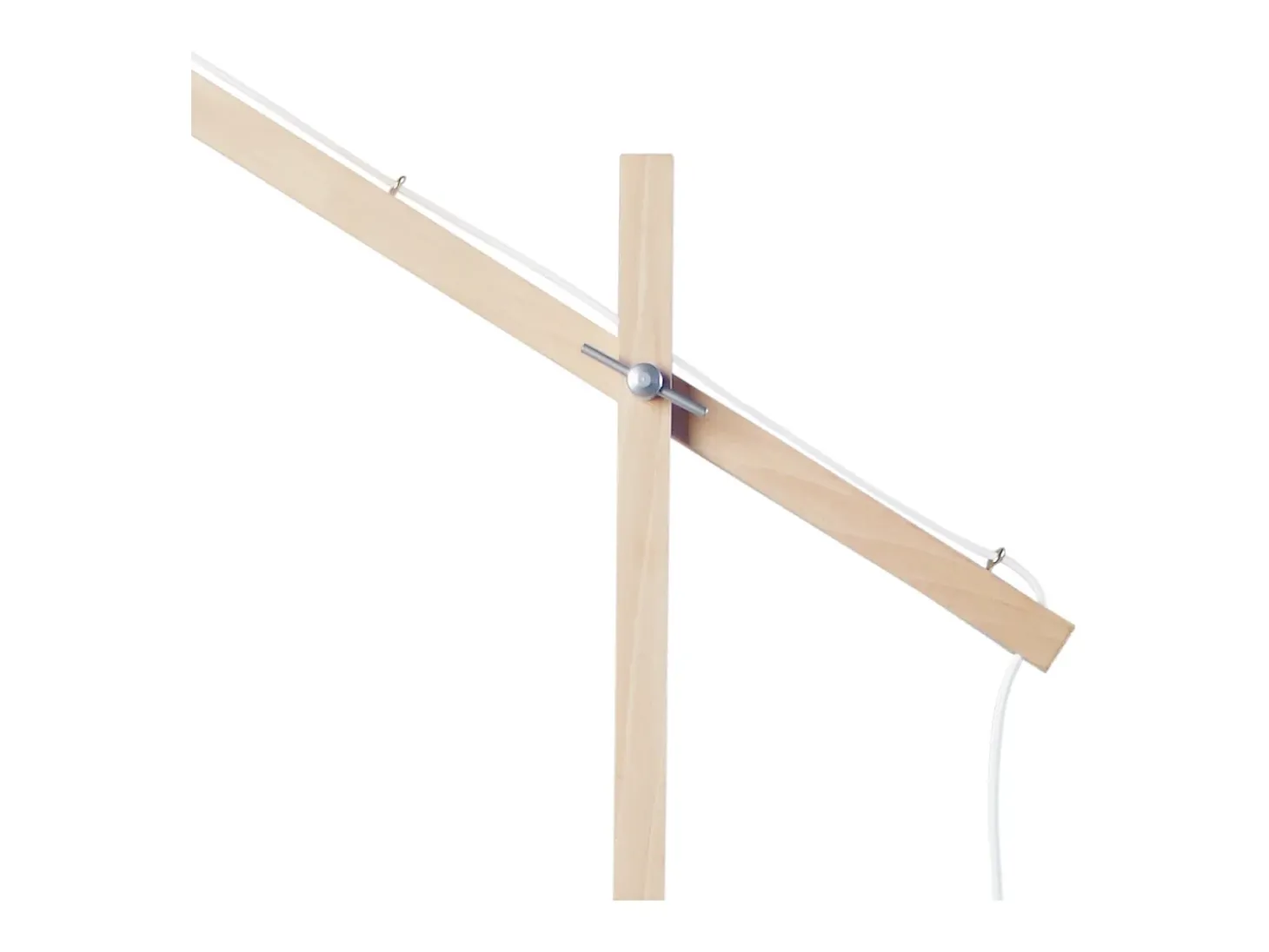 Lámpara para Escritorio TOSEL ,madera,natural,A180xD25xP80 cm