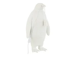 Lámpara pingüino de resina Blanca 32.5x31x59cm