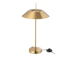 Lámpara seta de metal dorado 30.5*30.5*56 cm