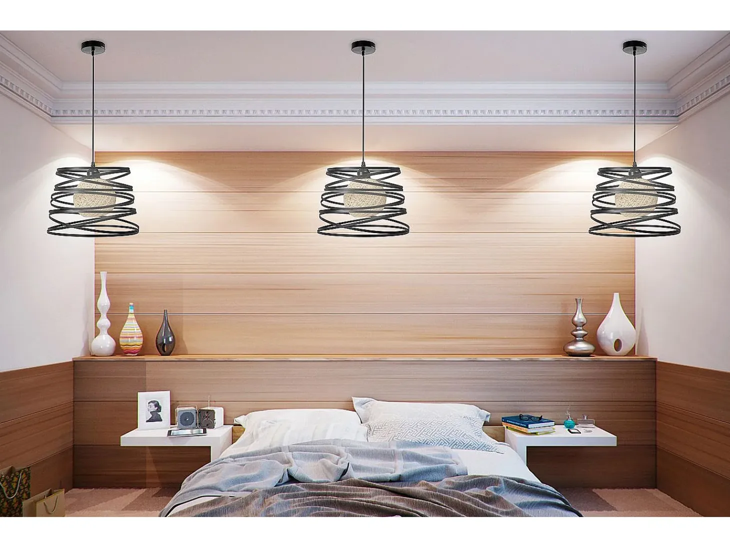 Lámpara Toolight 181691 Loft Black