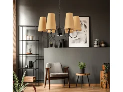 Lámpara Toolight App753-6 Black