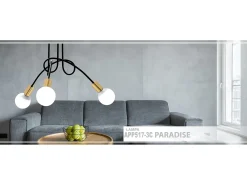 Lámpara Toolight APP517-3C PARADISE Black