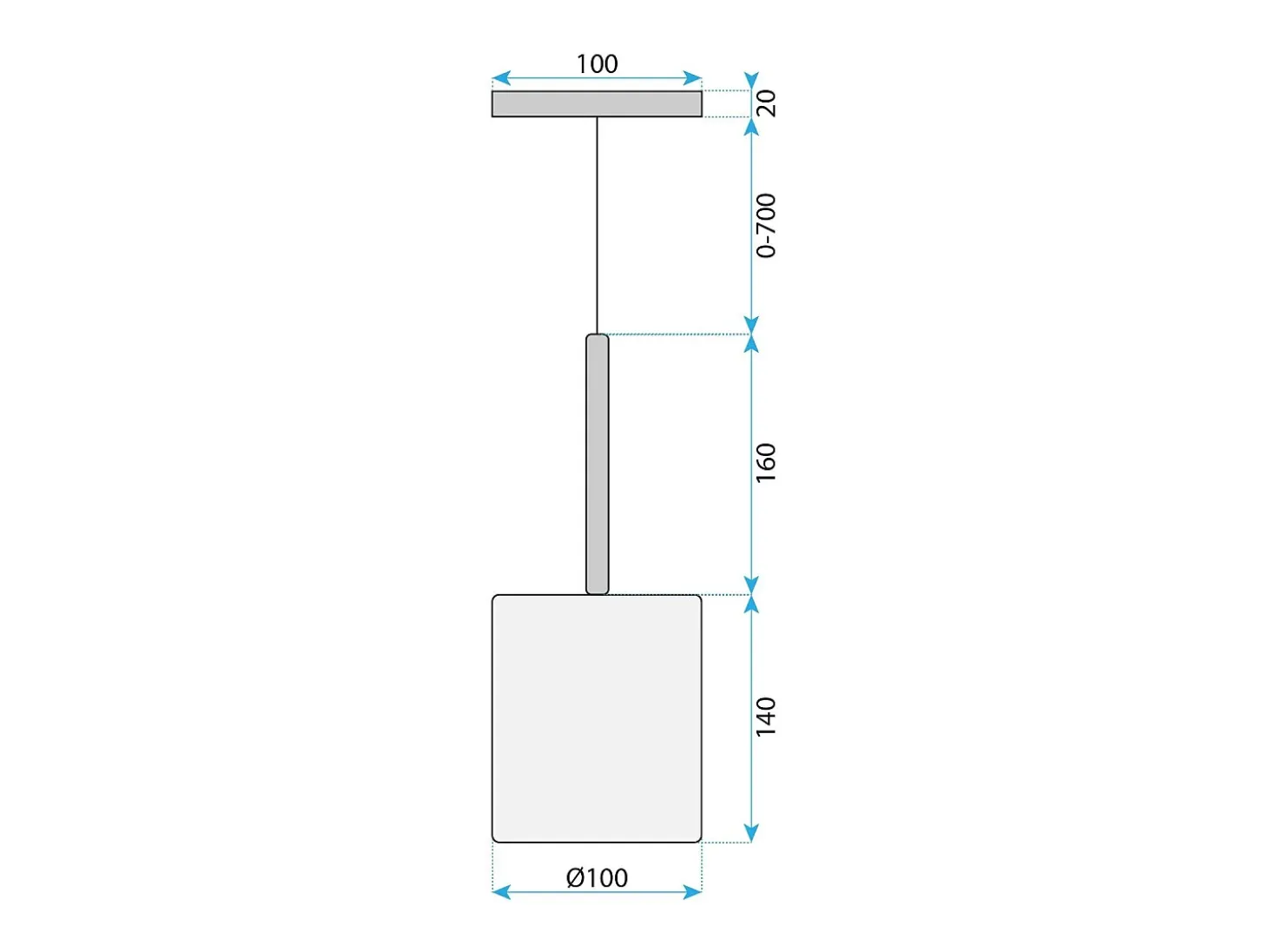 Lámpara Toolight App1699-1Cp B Brown