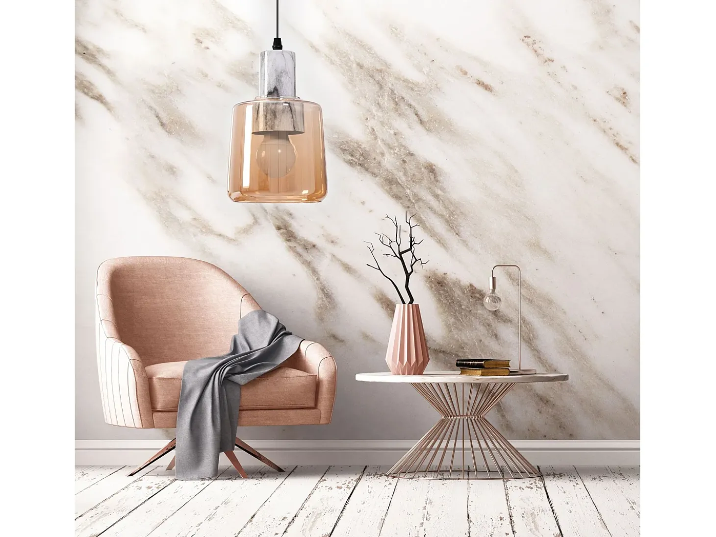 Lámpara Toolight App1011-1Cp Beige