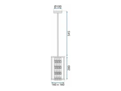 Lámpara Toolight App1110-1Cp Black