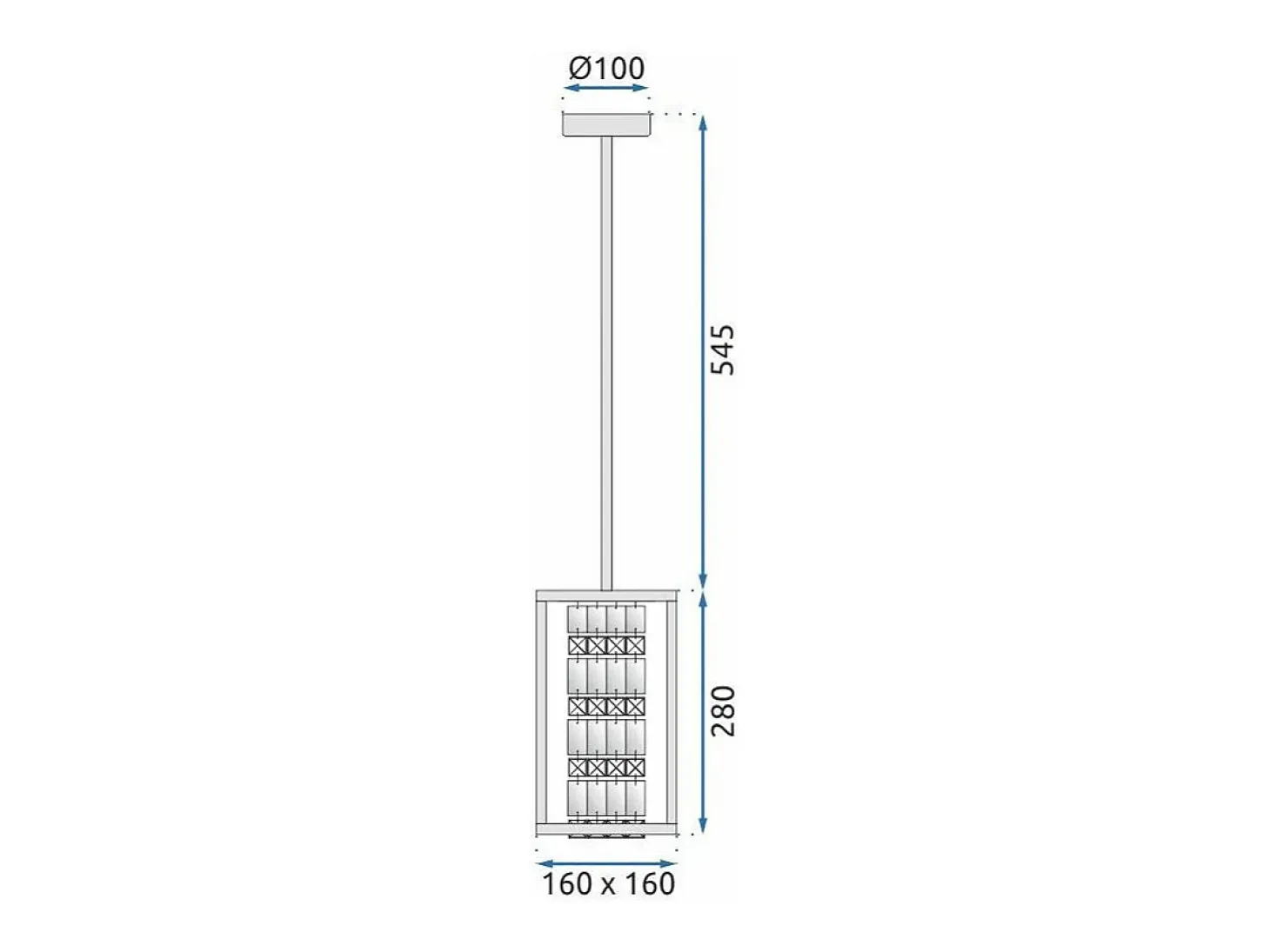 Lámpara Toolight App1110-1Cp Black