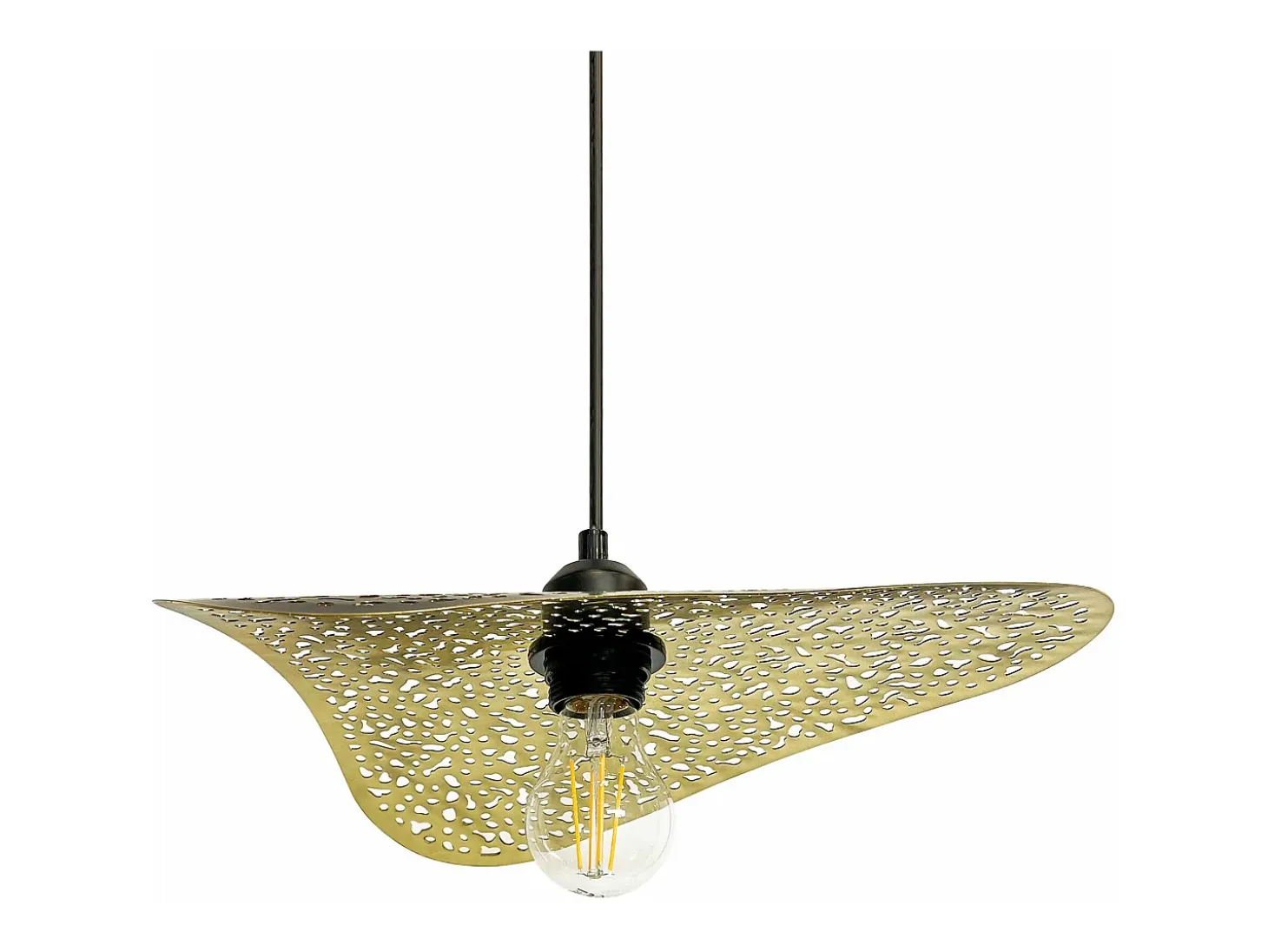 Lámpara Toolight App1467-1Cp Black Gold