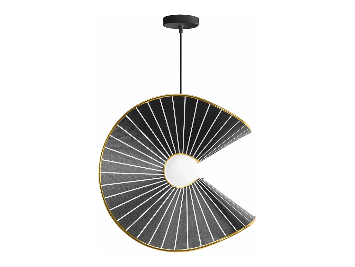 Lámpara Toolight App1500-1Cp Black Gold